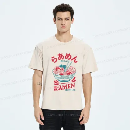 Tokyo-Tiger Spicy Ramen Washed T-Shirt