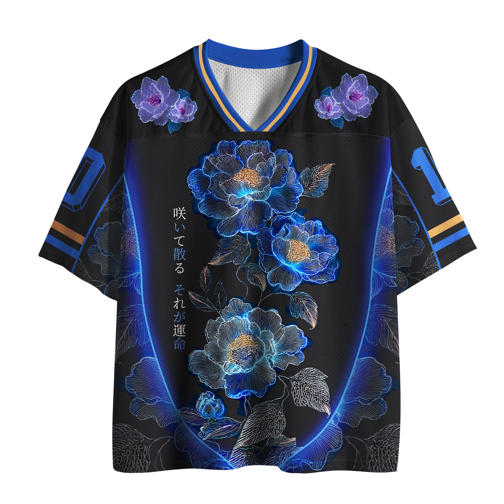Tokyo-Tiger Bloom&Fate Mesh Jersey