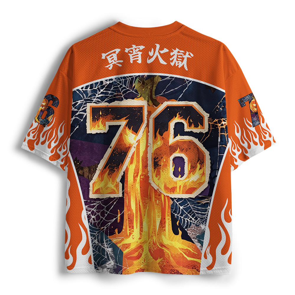 Tokyo-Tiger Hellfire Halloween Night Mesh Jersey