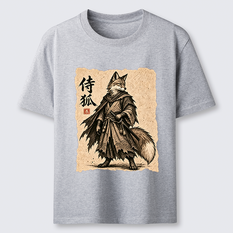 Tokyo-Tiger Vintage Samurai Fox Art Classic T-Shirt