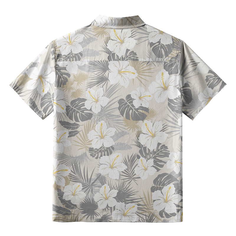 Tokyo-Tiger Elegant Flowers Button-up Shirt