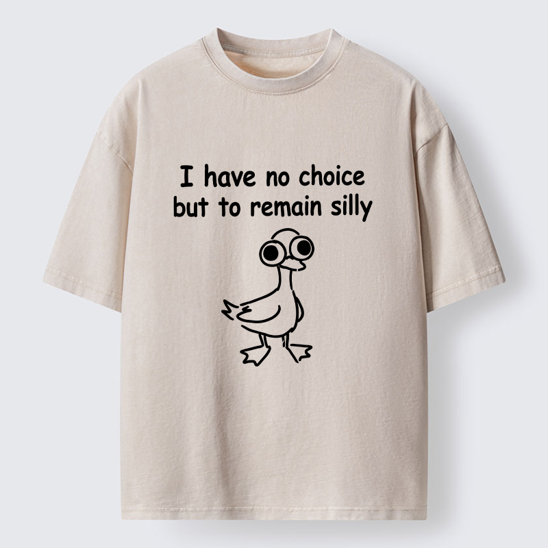 Tokyo-Tiger Cute Silly Goose Meme Washed T-Shirt