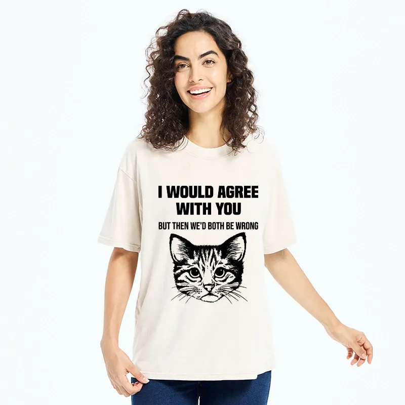 Tokyo-Tiger Cat Refuses To Agree Washed T-Shirt