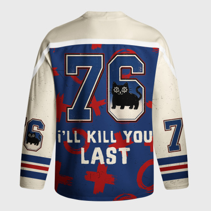 Tokyo-Tiger Killer Kitty Long-Sleeve Hockey Jersey