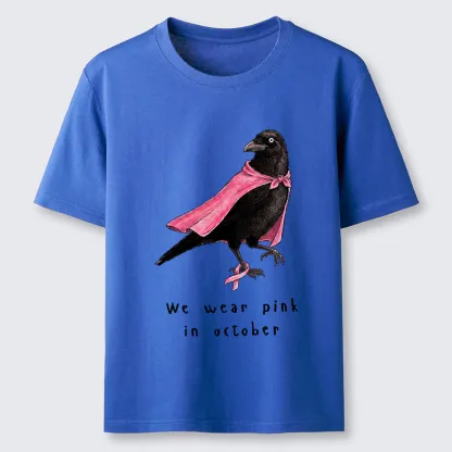 Tokyo-Tiger Pink Ribbon Raven Breast Cancer Awareness Classic T-Shirt