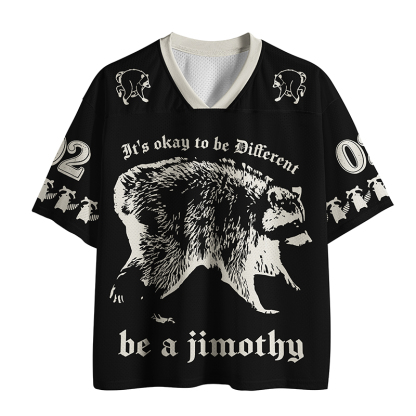 Tokyo-Tiger Funny Meme Jimothy Bear Mesh Jersey