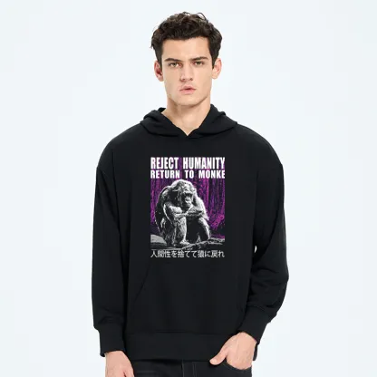 Tokyo-Tiger Reject Humanity Return To Monkey Classic Hoodie