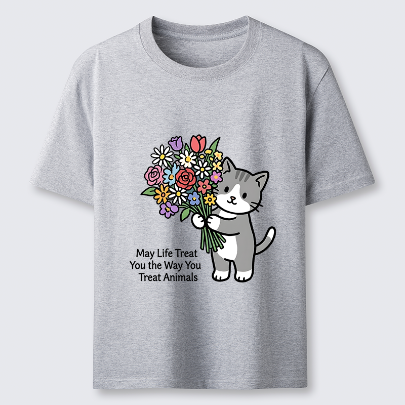 Tokyo-Tiger Funny Cat Bouquet Classic T-Shirt