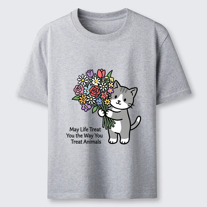 Tokyo-Tiger Funny Cat Bouquet Classic T-Shirt