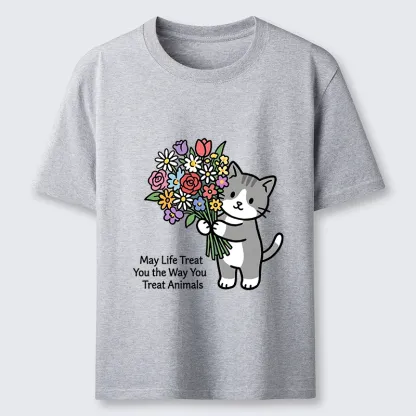 Tokyo-Tiger Funny Cat Bouquet Classic T-Shirt