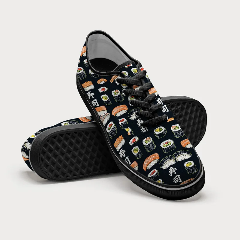 Tokyo-Tiger Delicious Sushi Canvas Shoes