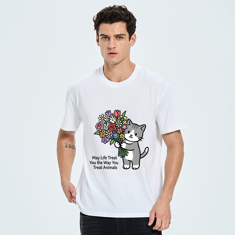 Tokyo-Tiger Funny Cat Bouquet Classic T-Shirt