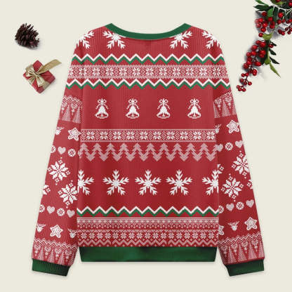 Tokyo-Tiger Christmas Tree Japanese Red Christmas Ugly Sweatshirt