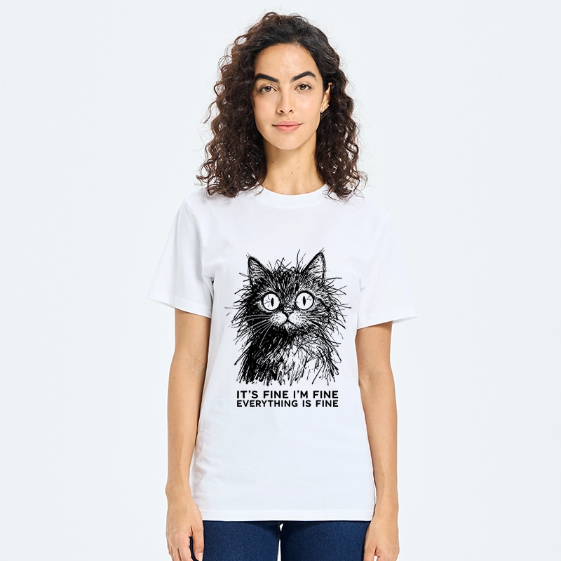 Tokyo-Tiger Fluffy Wild Cat Calm Fake Mood Classic T-Shirt