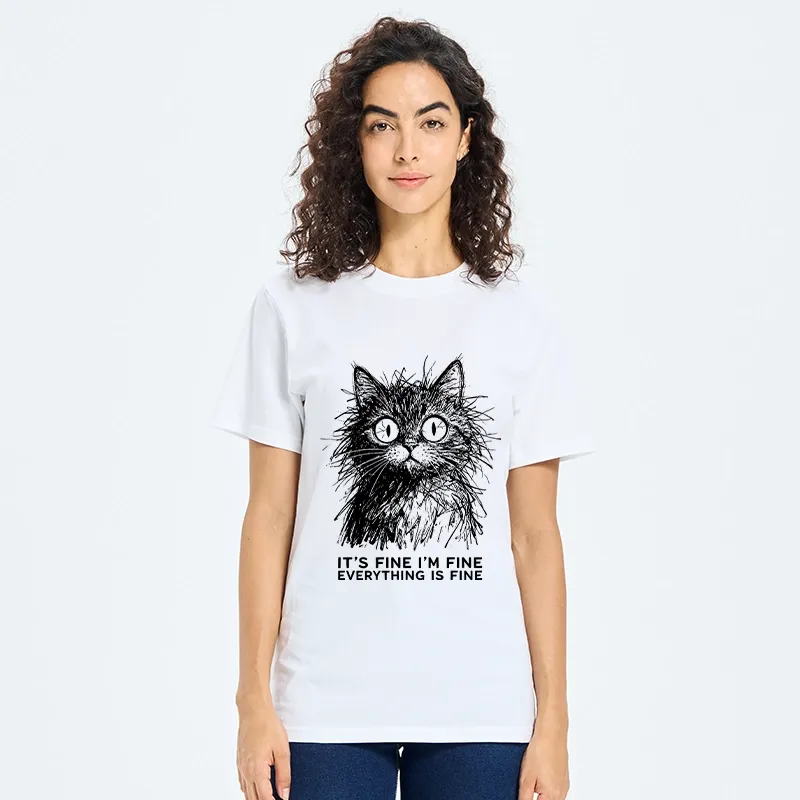 Tokyo-Tiger Fluffy Wild Cat Calm Fake Mood Classic T-Shirt