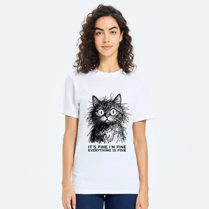 Tokyo-Tiger Fluffy Wild Cat Calm Fake Mood Classic T-Shirt
