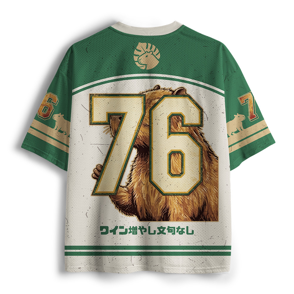 Tokyo-Tiger More Wine Less Whine Mesh Jersey