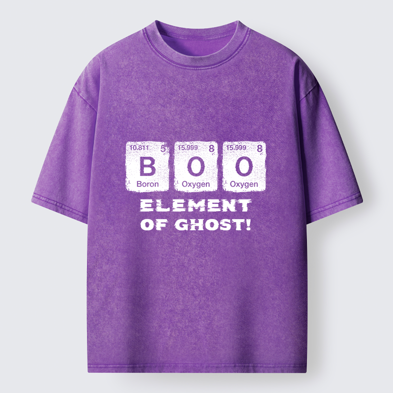 Tokyo-Tiger Ghost Chemistry Element Washed T-Shirt