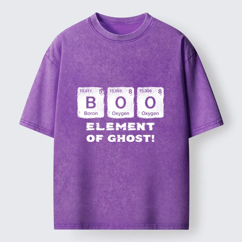 Tokyo-Tiger Ghost Chemistry Element Washed T-Shirt