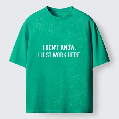 Tokyo-Tiger Work Life Mood Washed T-Shirt