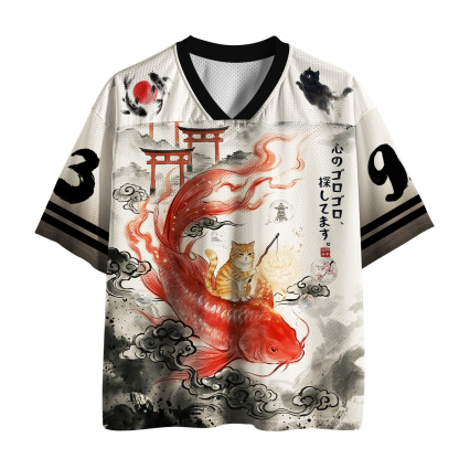 Tokyo-Tiger Finding My Inner Purr Mesh Jersey
