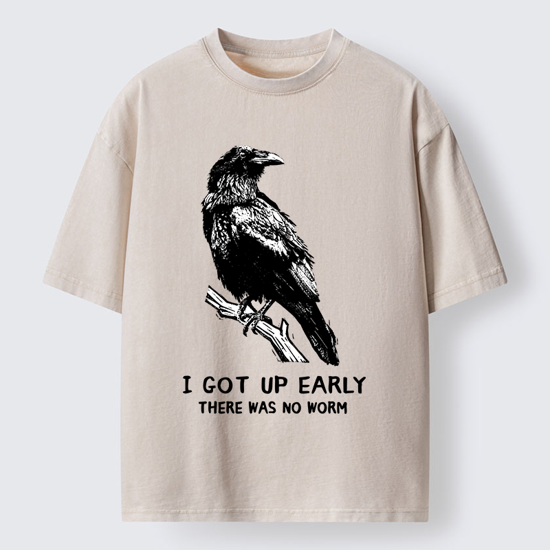 Tokyo-Tiger Early Raven Meme Washed T-Shirt