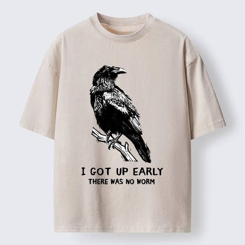 Tokyo-Tiger Early Raven Meme Washed T-Shirt