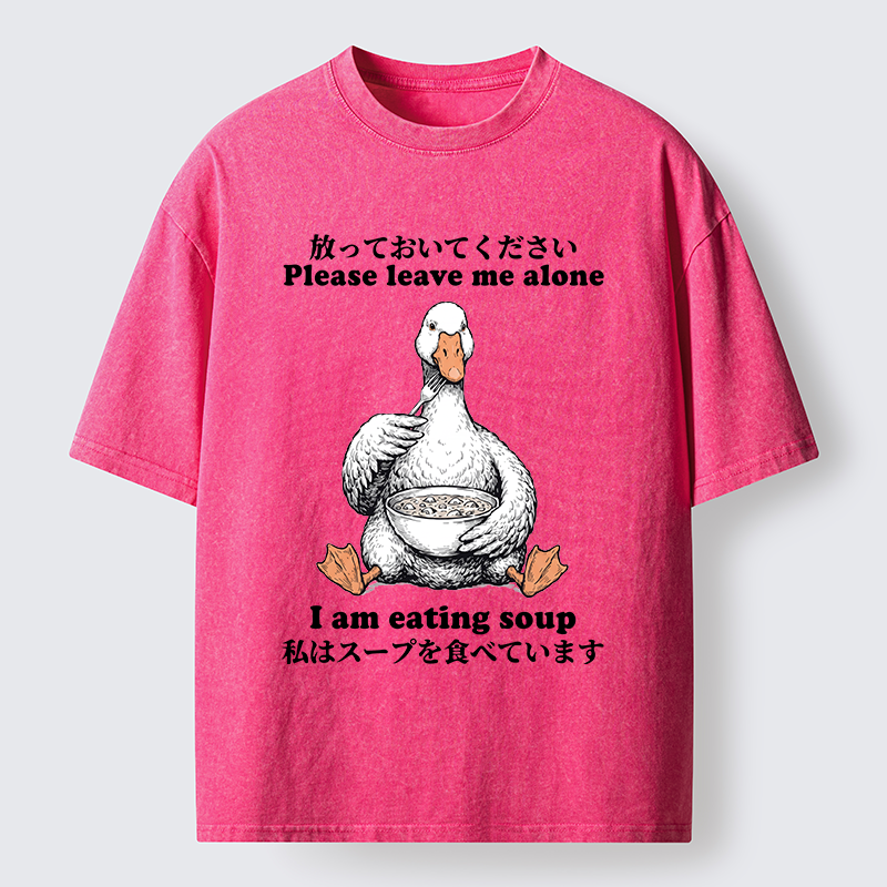 Tokyo-Tiger Funny Soup Duck Meme Washed T-Shirt
