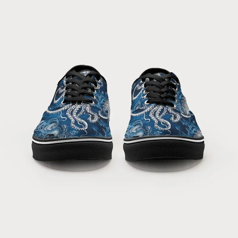 Tokyo-Tiger Deep Sea Octopus Canvas Shoes