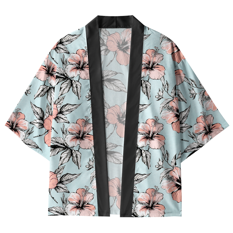 Tokyo-Tiger Floral Delight Kimono Cardigan