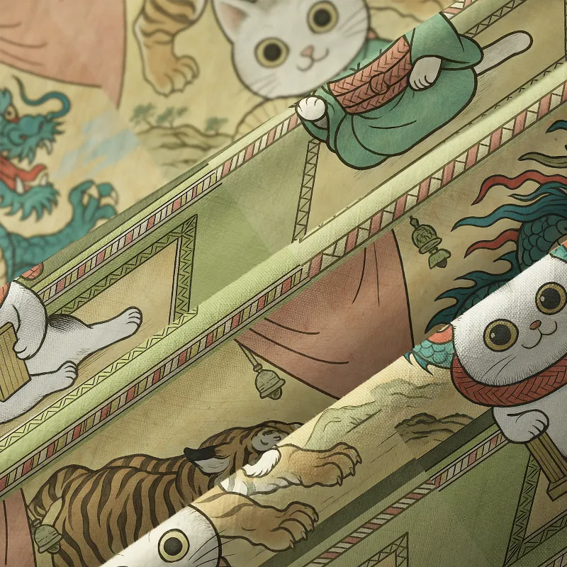 Tokyo-Tiger Cats In Traditional Attire Aloha Hawaiian Shirt