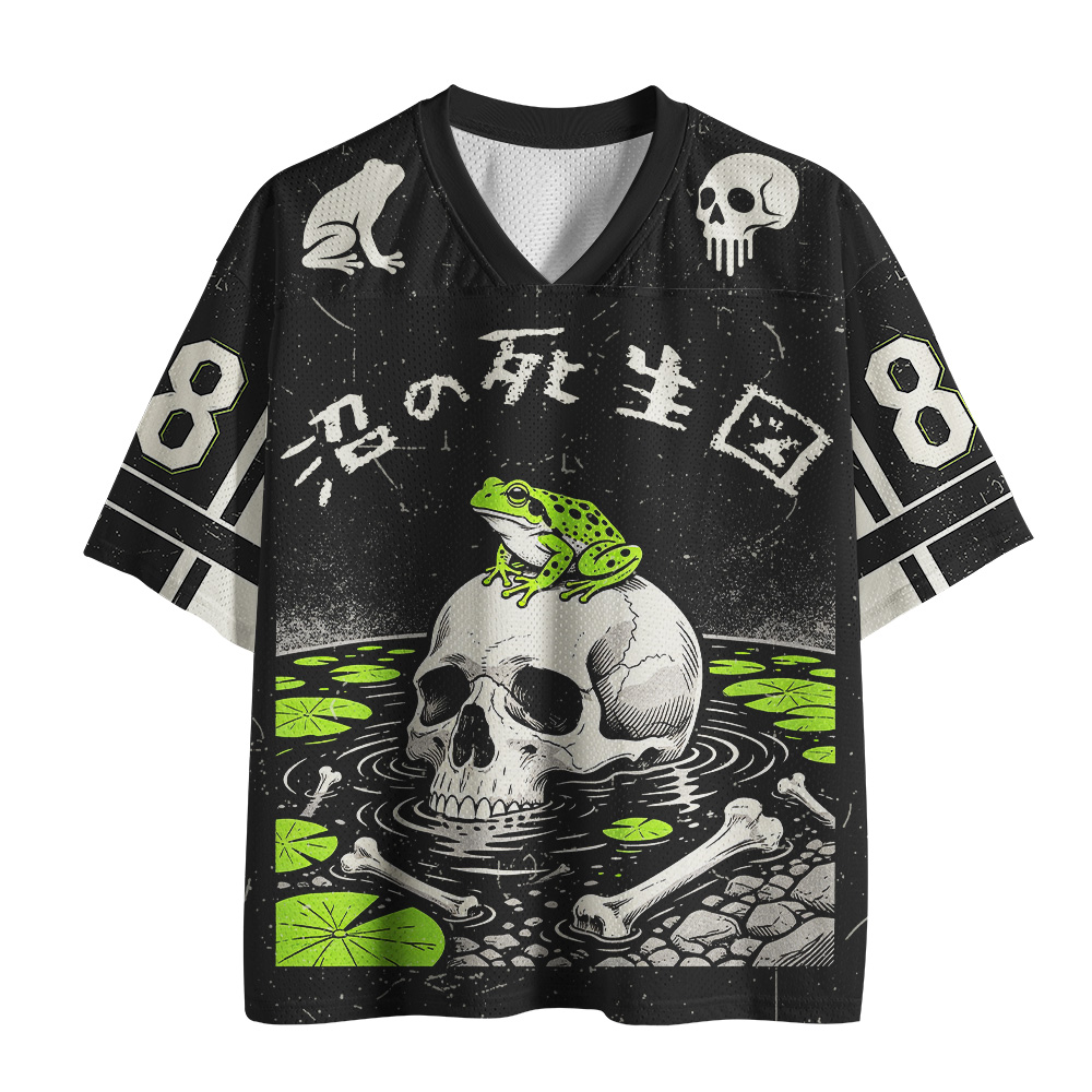Tokyo-Tiger Mire Frog Skeleton Mesh Jersey