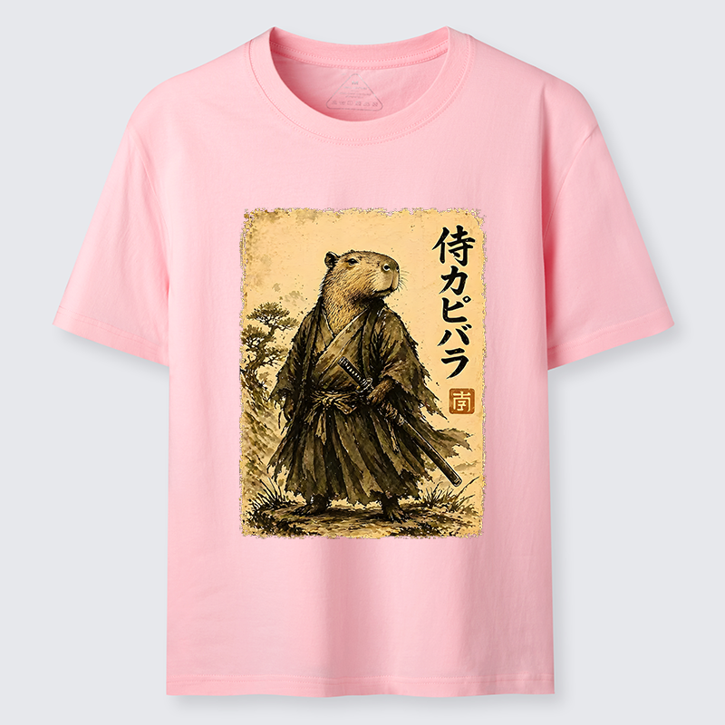 Tokyo-Tiger Japanese Samurai Capybara Classic T-Shirt