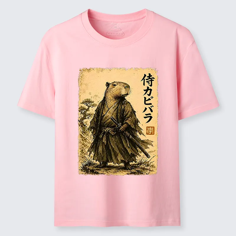 Tokyo-Tiger Japanese Samurai Capybara Classic T-Shirt