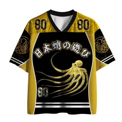 Tokyo-Tiger Play of the Japanese Octopus Mesh Jersey