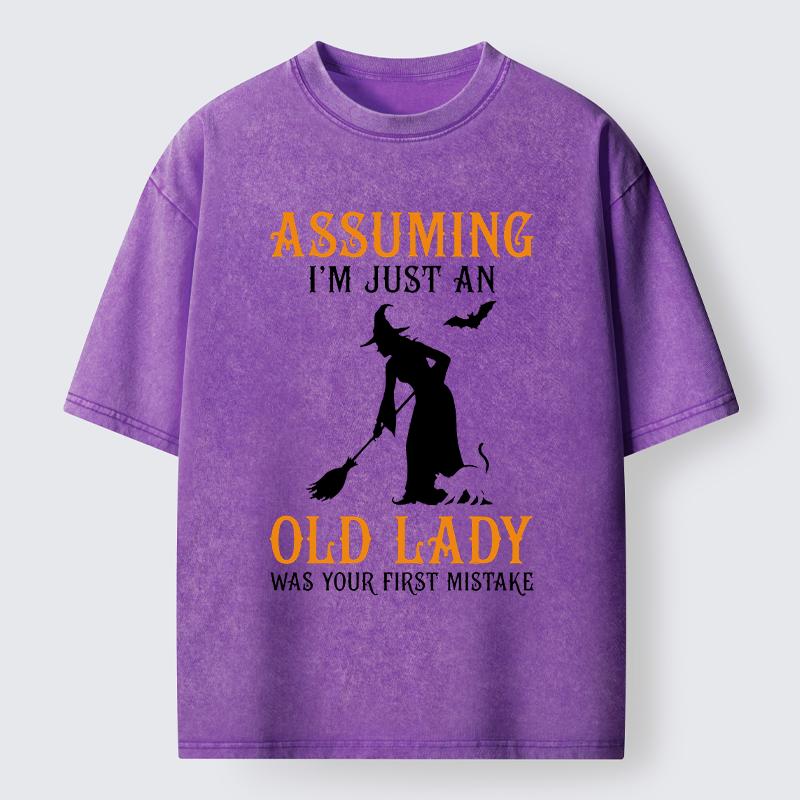 Tokyo‑Tiger Witch Attitude Meme Washed T‑Shirt