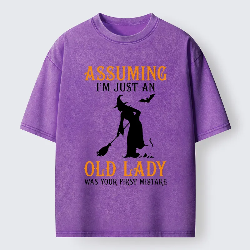 Tokyo‑Tiger Witch Attitude Meme Washed T‑Shirt