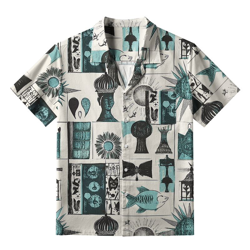 Tokyo-Tiger Mystical Art Objects Aloha Hawaiian Shirt