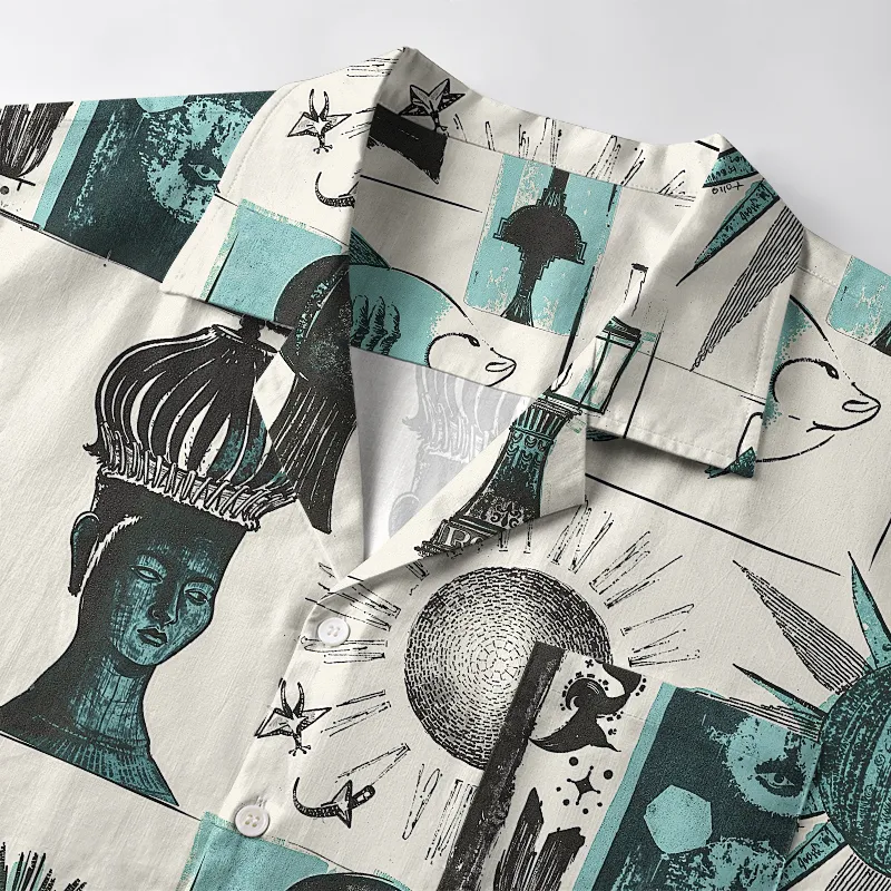 Tokyo-Tiger Mystical Art Objects Aloha Hawaiian Shirt