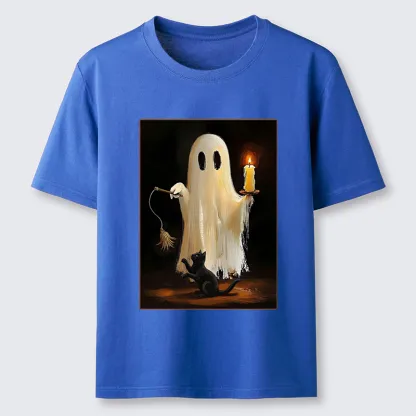 Tokyo-Tiger Ghost Cat Halloween Art Classic T-Shirt