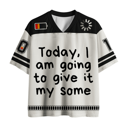 Tokyo-Tiger Today, I Am Going To Give It My Some Mesh Jersey