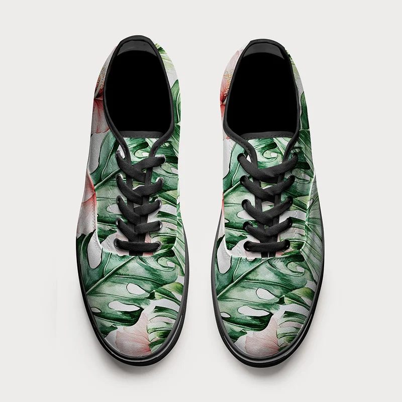 Tokyo-Tiger Island Blossoms Canvas Shoes