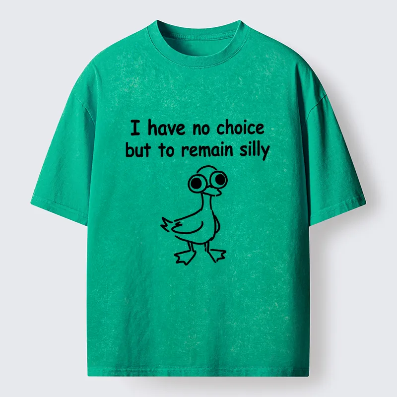 Tokyo-Tiger Cute Silly Goose Meme Washed T-Shirt