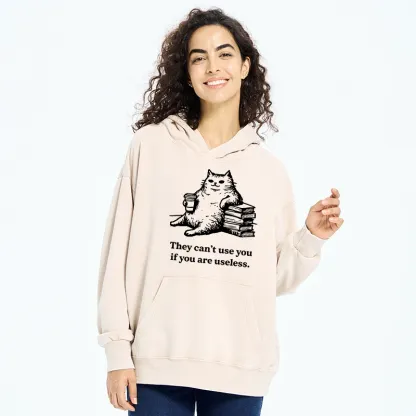 Tokyo-Tiger Cat Proving Uselessness Is A Superpower Washed Hoodie