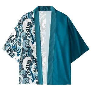 Image of Tokyo-Tiger Seawaves Kimono Cardigan