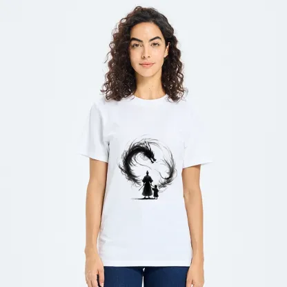 Tokyo-Tiger Samurai And Dragon Fatherhood Classic T-Shirt