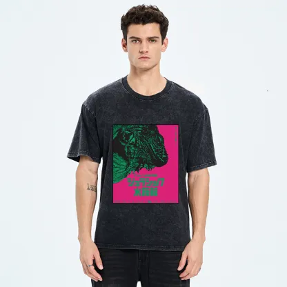 Tokyo-Tiger Tokyo Aquarium Poster Washed T-Shirt