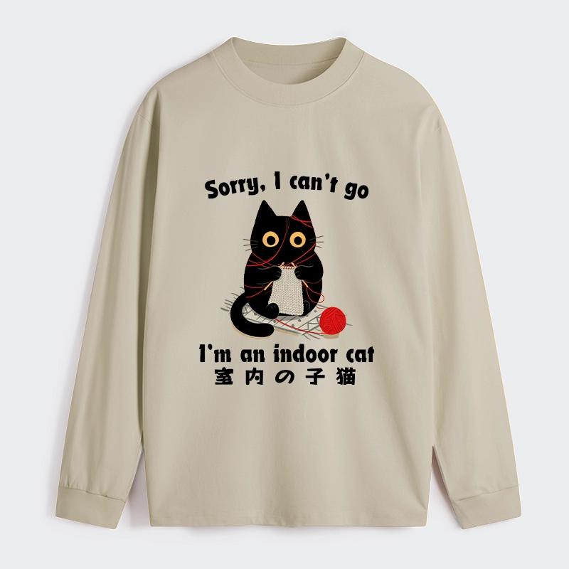 Tokyo‑Tiger Indoor Cat Meme Classic Long Sleeve T-Shirt