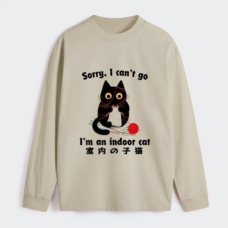 Tokyo-Tiger Indoor Cat Meme Classic Long Sleeve T-Shirt Sale