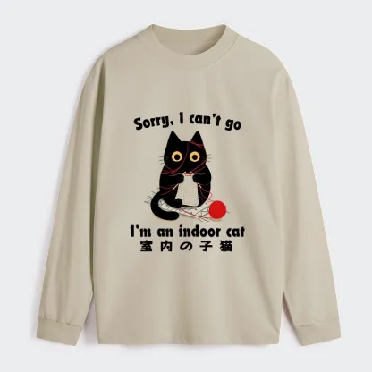 Tokyo‑Tiger Indoor Cat Meme Classic Long Sleeve T-Shirt